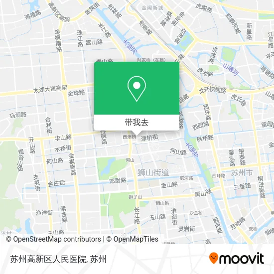 苏州高新区人民医院地图