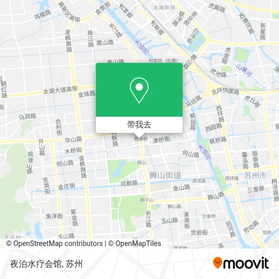 夜泊水疗会馆地图