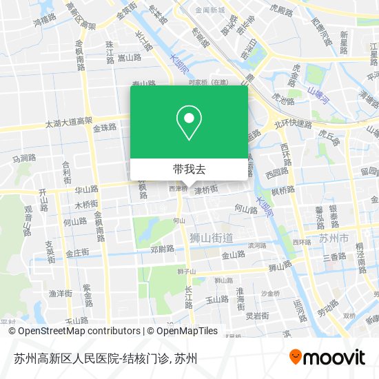 苏州高新区人民医院-结核门诊地图