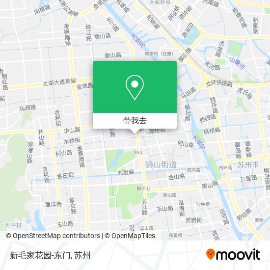 新毛家花园-东门地图