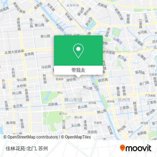佳林花苑-北门地图