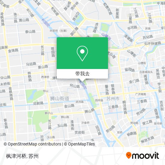 枫津河桥地图