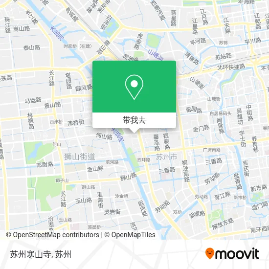 苏州寒山寺地图