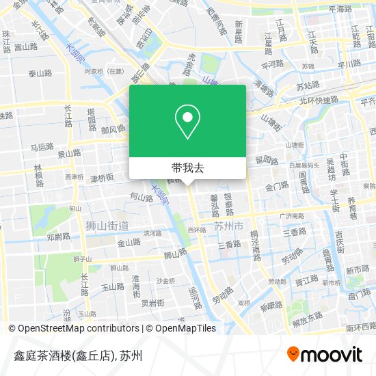 鑫庭茶酒楼(鑫丘店)地图