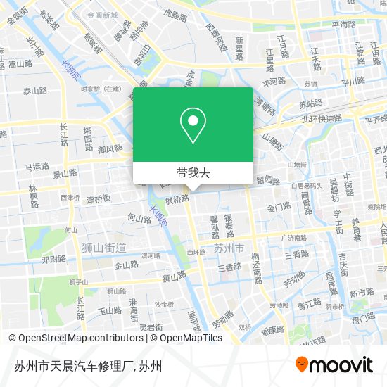 苏州市天晨汽车修理厂地图