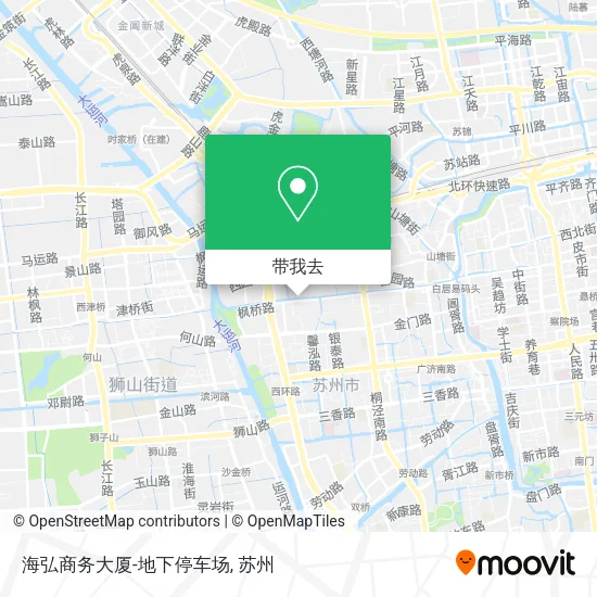 海弘商务大厦-地下停车场地图