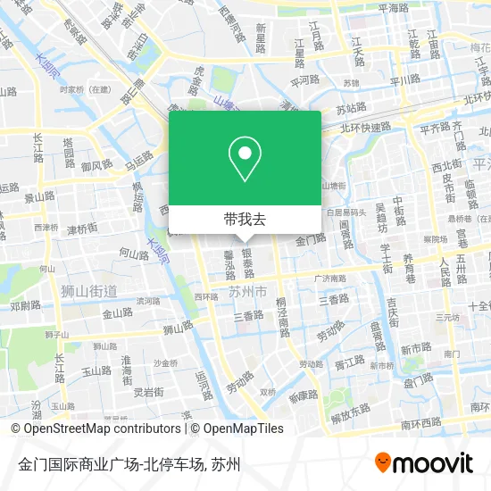 金门国际商业广场-北停车场地图