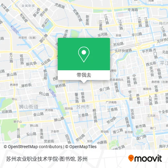 苏州农业职业技术学院-图书馆地图