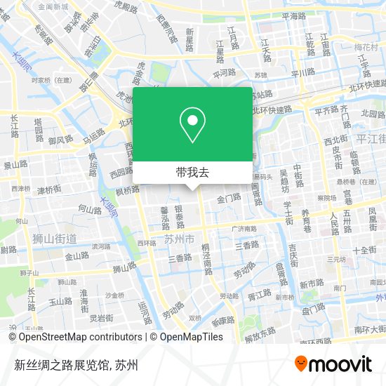 新丝绸之路展览馆地图