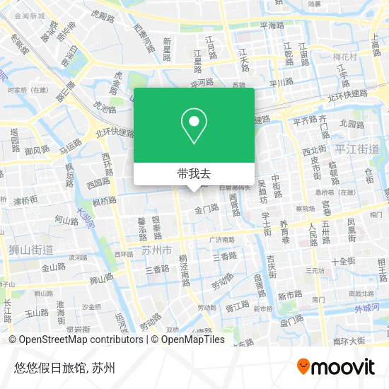 悠悠假日旅馆地图