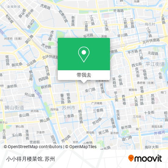 小小得月楼菜馆地图