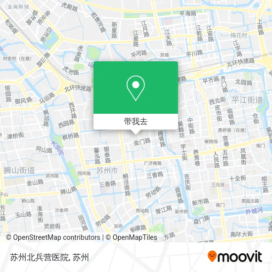 苏州北兵营医院地图