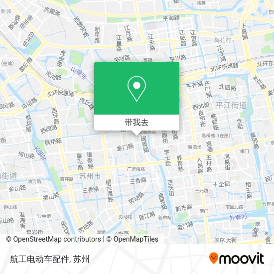 航工电动车配件地图