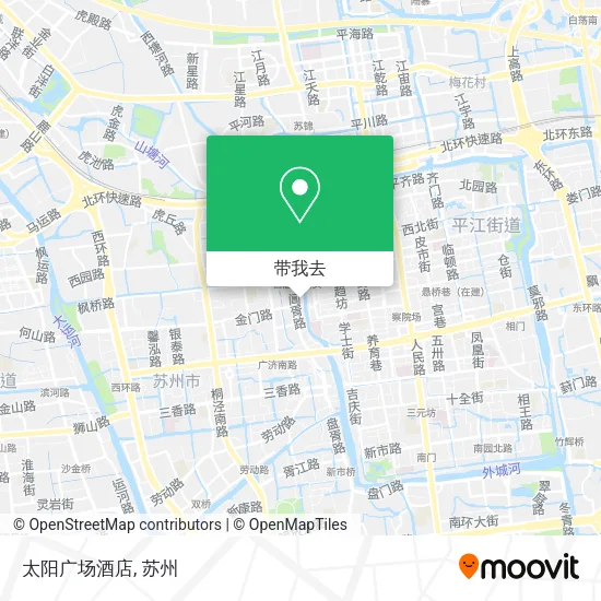 太阳广场酒店地图