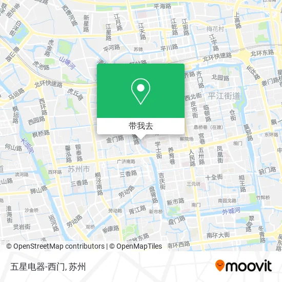 五星电器-西门地图