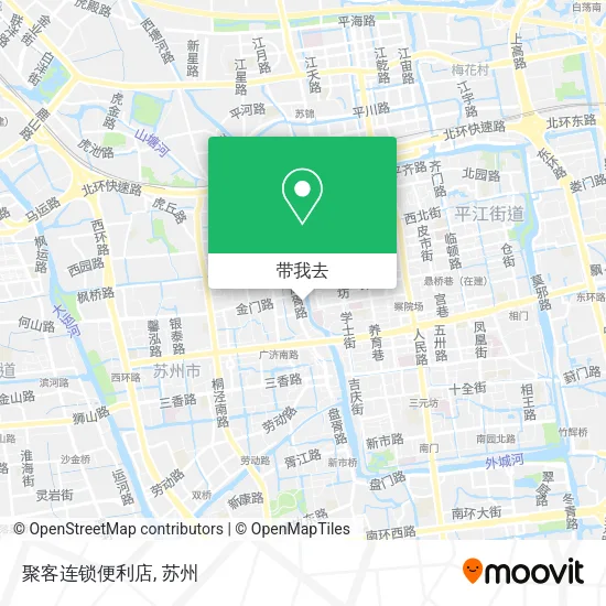 聚客连锁便利店地图