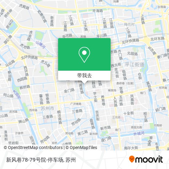 新风巷78-79号院-停车场地图