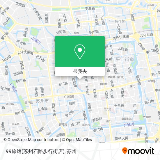 99旅馆(苏州石路步行街店)地图