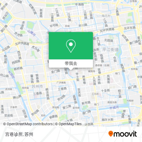 宫巷诊所地图