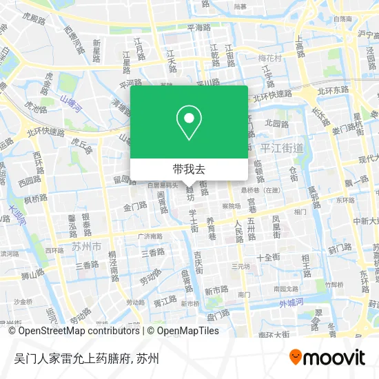 吴门人家雷允上药膳府地图