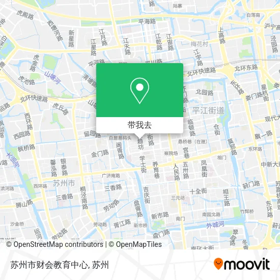苏州市财会教育中心地图