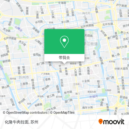 化隆牛肉拉面地图