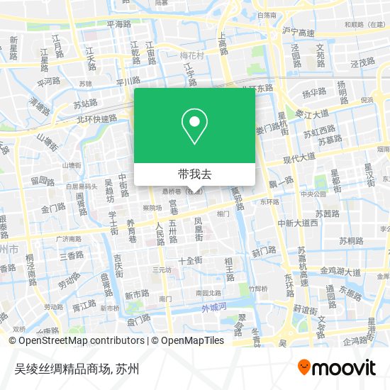 吴绫丝绸精品商场地图