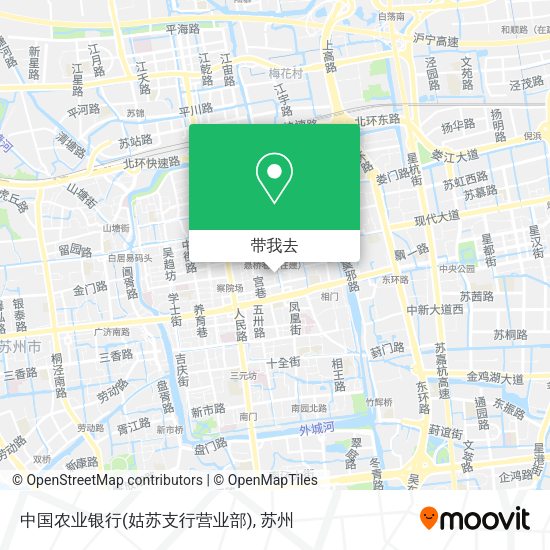 中国农业银行(姑苏支行营业部)地图