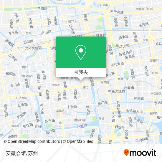 安徽会馆地图