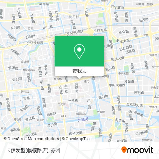 卡伊发型(临顿路店)地图