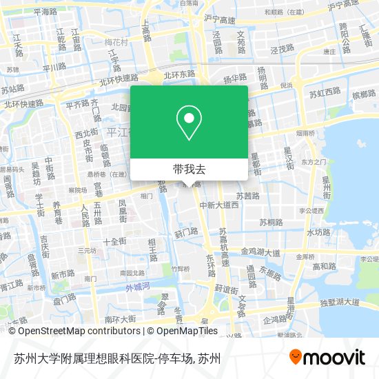 苏州大学附属理想眼科医院-停车场地图