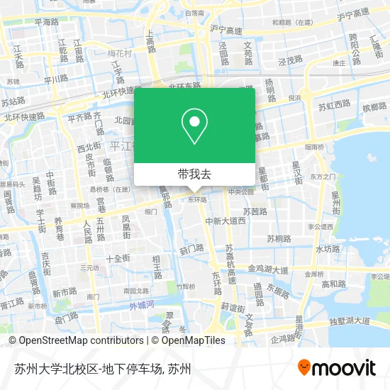 苏州大学北校区-地下停车场地图
