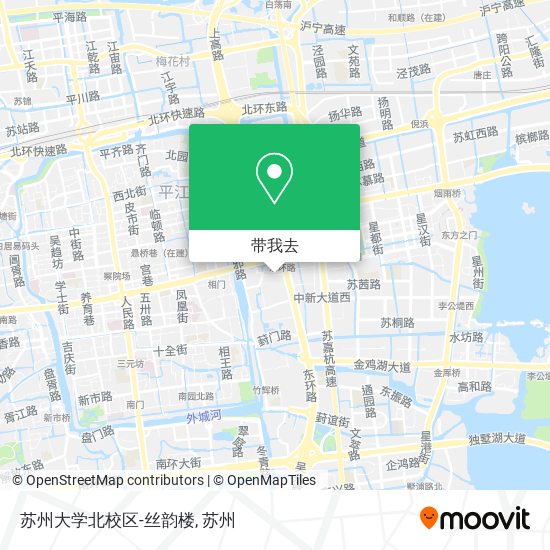 苏州大学北校区-丝韵楼地图