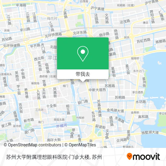 苏州大学附属理想眼科医院-门诊大楼地图