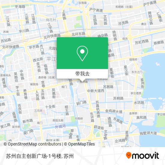苏州自主创新广场-1号楼地图