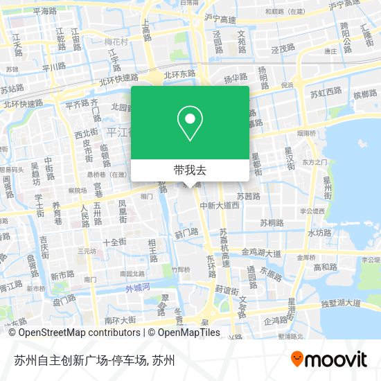 苏州自主创新广场-停车场地图
