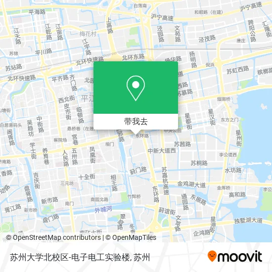 苏州大学北校区-电子电工实验楼地图