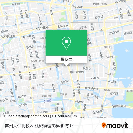 苏州大学北校区-机械物理实验楼地图
