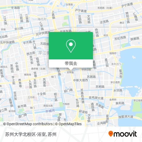 苏州大学北校区-浴室地图