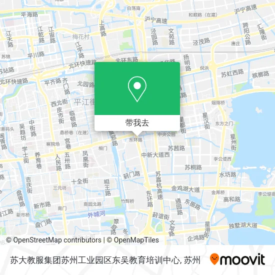 苏大教服集团苏州工业园区东吴教育培训中心地图