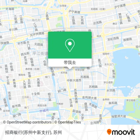 招商银行(苏州中新支行)地图