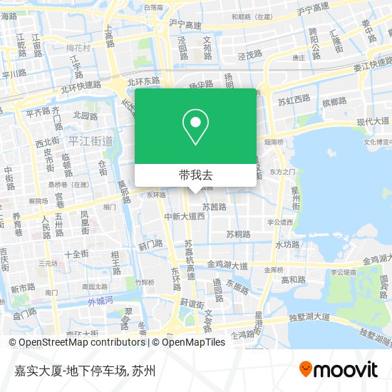 嘉实大厦-地下停车场地图