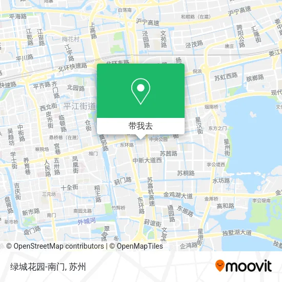 绿城花园-南门地图