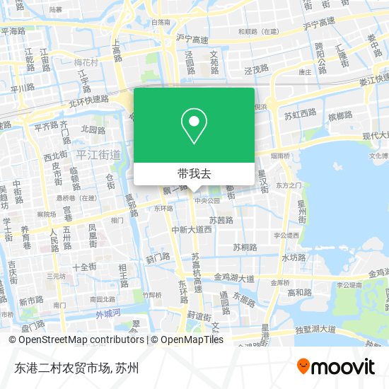 东港二村农贸市场地图