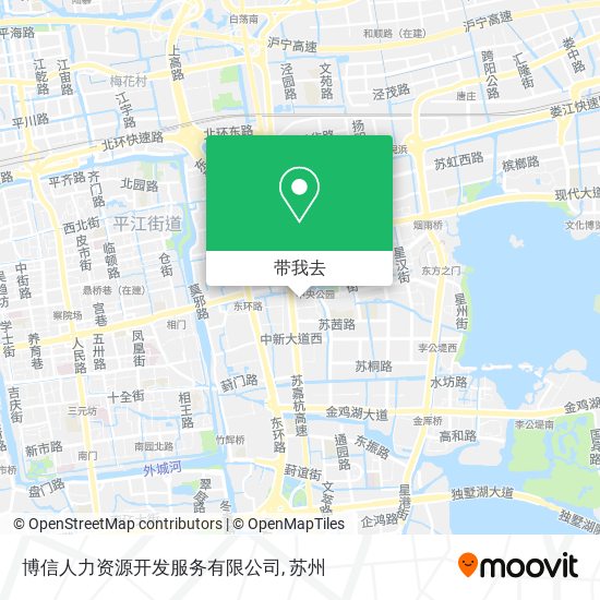 博信人力资源开发服务有限公司地图