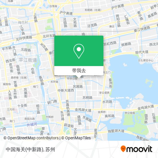 中国海关(中新路)地图