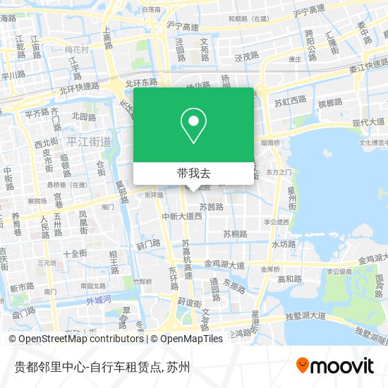 贵都邻里中心-自行车租赁点地图