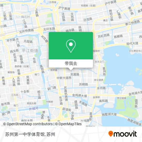苏州第一中学体育馆地图