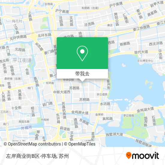 左岸商业街B区-停车场地图