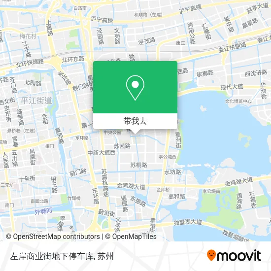 左岸商业街地下停车库地图
